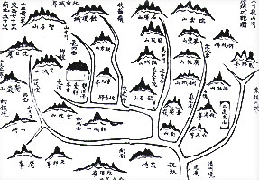 당시충청도목천세성산지도