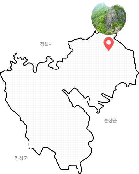 서래봉 위치도