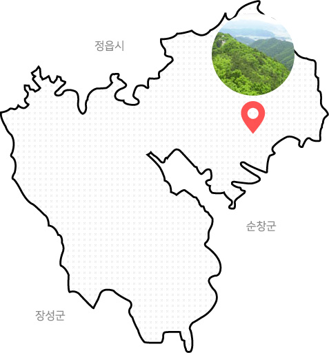 연자봉 위치도