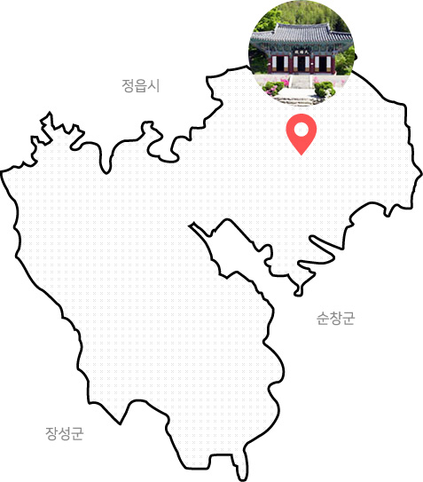 백련암 위치도