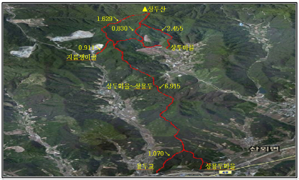 상두산 등산로 이미지