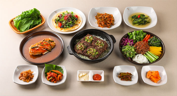짚불 화덕갈비 음식 이미지