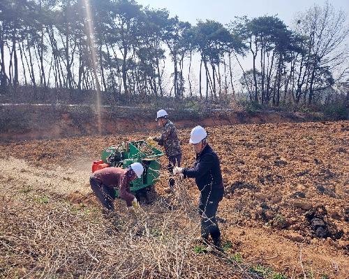 “영농부산물, 태우지 말고 파쇄 신청하세요”…정읍시, 산불 원인 사전 차단