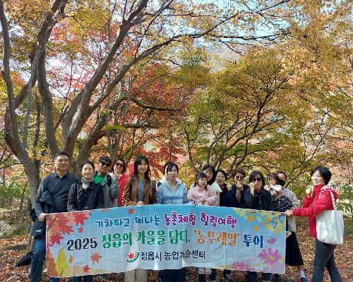 “내장산 단풍 보고 막걸리 체험”… 정읍 ‘농뚜레일 투어’ 성황