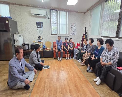 정읍 수성동·장명동·이평면 신임 장, 복지시설 순회하며 어르신 고충 청취