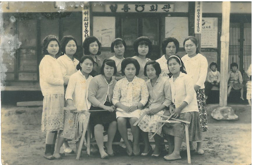 태인면 태서리 협동회관앞(1960년대)