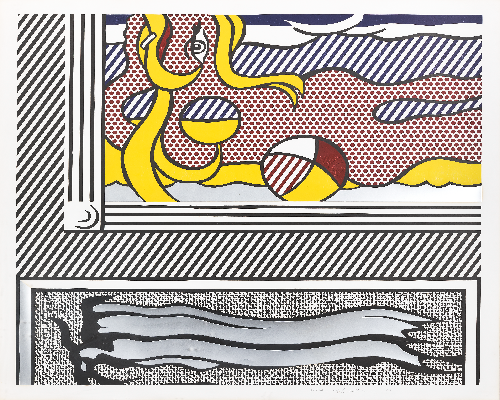 2. 로이 리히텐슈타인 Roy Lichtenstein <두 개의 그림: 비치 볼 Two Paintings: Beach ball>